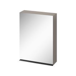 Cersanit Virgo kast 59.5x18x80 cm hangend langs de zijkant grijs-eik S522-016