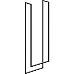 Baltica Design Widar handdoekhanger zwart 5904107905440