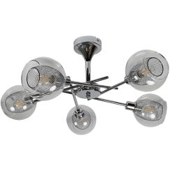 Candellux Ozzo plafondlamp 5x40 W chroom 35-72252