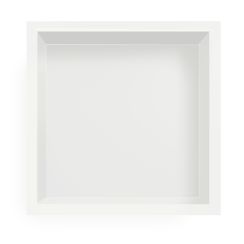 Balneo Wall-Box One White inbouwplank 30 cm wit OB-WH2