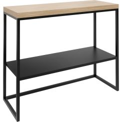 Baltica Design Elise console 95x35x75 cm zwart-eik 5904107906201