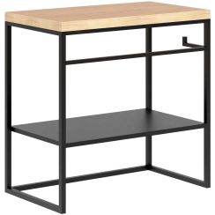 Baltica Design Linn console 75x43x75 cm zwart-eik 5904107906287