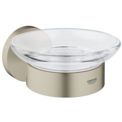 Grohe Essentials zeepschaaltje wand nikkel-doorzichtig 40444EN1