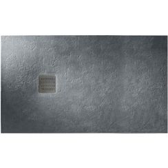 Roca Terran rechthoekige douchebak 140x90 cm grijs AP10157838401200