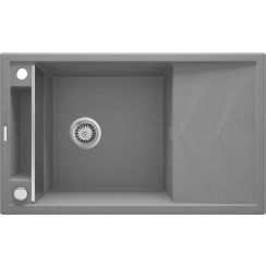Deante Magnetic spoelbak van graniet 82x50 cm grijs/grafiet/onyx ZRM_S113