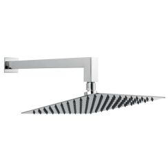 Ferro Slim regendouche met arm 25x25 cm vierkant chroom NPT14