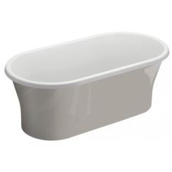 Polimat Amona New vrijstaand bad 150x75 cm ovaal tweekleurig 00412