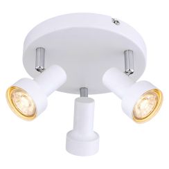 Rabalux Konrad plafondlamp 3x50 W wit 5356