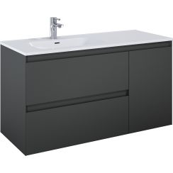Elita Split kast 120x45.8x63.5 cm hangend onder de wastafel antraciet RE011206256010