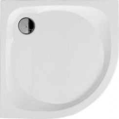 Polimat Nowy Styl halfronde douchebak 80x80 cm wit 00615