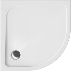 Polimat Pako halfronde douchebak 90x90 cm wit 00112