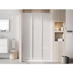 Ravak Supernova douchedeur 130 cm schuifbaar satijn mat/polystyreen kunststof 00VJ0UR211