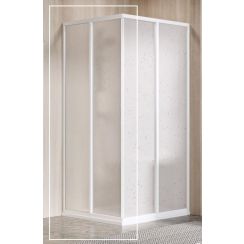 Ravak Supernova douchedeur 80 cm schuifbaar wit glans/polystyreen kunststof 14V401O211