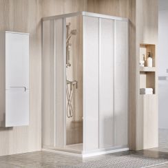 Ravak Supernova douchedeur 75 cm schuifbaar satijn mat/polystyreen kunststof 15V30UR211