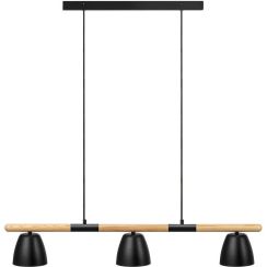Nordlux Theo hanglamp 3x35 W zwart-hout 2112603003