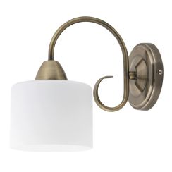 Rabalux Edith wandlamp 1x60 W wit-messing 7274