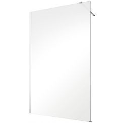 Besco Eco-N inloopdouchewand 100 cm chroom glans/helder glas EN-100-195C