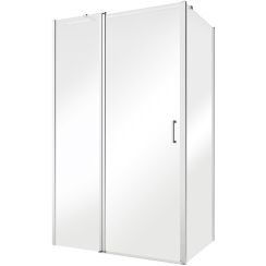 Besco Exo-CH douchewand 90 cm chroom glans/helder glas PCH-90-190C