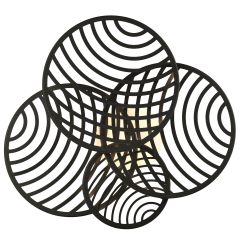 Mantra Collage plafondlamp 1x60 W zwart 7230