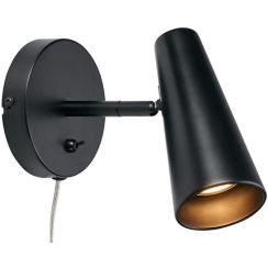Markslöjd Crest wandlamp 1x7 W zwart 108200