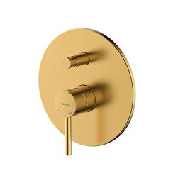 Oltens Molle bad- en douchekraan inbouw geborsteld goud 34100810