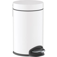 Hansgrohe AddStoris prullenbak 3 l wit-zwart 41775700