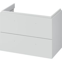 Cersanit Larga kast 79.4x44.4x57.2 cm hangend onder de wastafel grijs S932-075