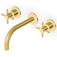 Zucchetti Helm wastafelkraan inbouw gouden ZHM760.XP41