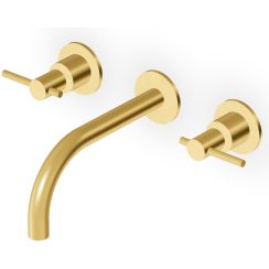 Zucchetti Helm wastafelkraan inbouw gouden ZHL760.XP41