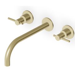 Zucchetti Helm wastafelkraan inbouw gouden ZHL761.XP31