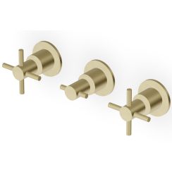 Zucchetti Helm wastafelkraan inbouw gouden ZHM695.XP31