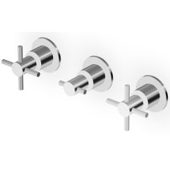Zucchetti Helm wastafelkraan inbouw staal ZHM695.XG2