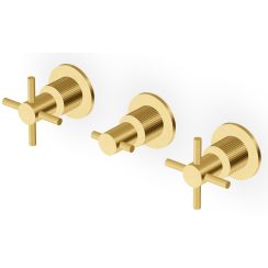 Zucchetti Helm wastafelkraan inbouw gouden ZHM695.XP41G2