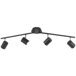 Just Light Tarik plafondlamp 4x5 W antraciet 11944-13