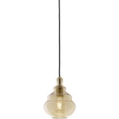 Miloox Adone hanglamp 1x40 W zwart-geel 1744.15