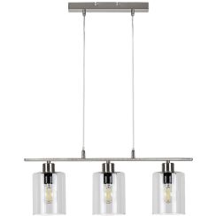 Rabalux Miroslaw hanglamp 3x40 W chroom-doorzichtig 3580