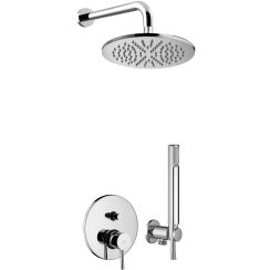 Paffoni Stick doucheset inbouw met regendouche chroom SK015ZSCF