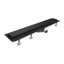 Omnires Lowfix doucheafvoer 60 cm zwart LOWFIX60GBL