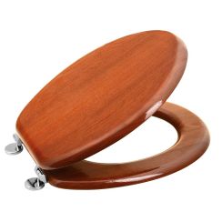 Aqualine toiletbril bruin 1705-12