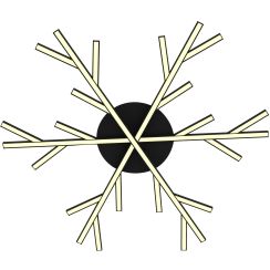 Apeti Samos plafondlamp 1x40 W zwart A0017-130