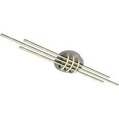 Apeti Naksos plafondlamp 1x40 W satijn-nikkel A0018-160