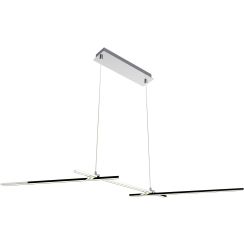 Apeti Thasos hanglamp 1x23 W zilveren A0021-330
