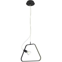 Apeti Ikaria hanglamp 2x60 W zwart A0023-321