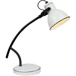 Candellux Zumba bureaulamp 1x40 W wit-zwart 41-72085