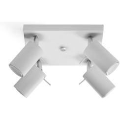 Sollux Lighting Ring plafondlamp 4x40 W wit SL.0090