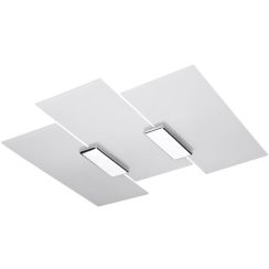 Sollux Lighting Fabiano plafondlamp 3x60 W wit-chroom SL.0198