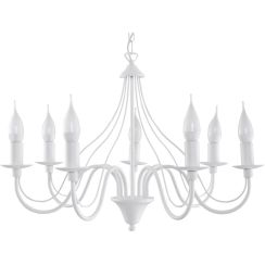 Sollux Lighting Minerwa hanglamp x40 W wit SL.0215