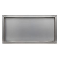 Balneo Wall-Box No Rim Inox inbouwplank 60 cm staal OB-IN4-NR