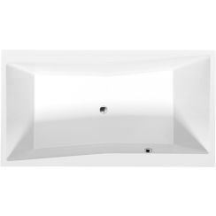 Polysan Quest rechthoekige badkuip slim 180x100 cm wit 78511S