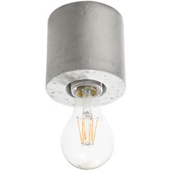 Sollux Lighting Salgado plafondlamp 1x60 W grijs SL.0678